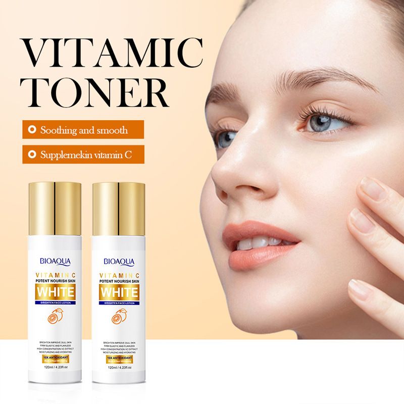 BIOAOUA Vitamin C Whitening Brightening Toner zur Ölkontrolle, Beruhigung und Befeuchtung der Haut_voghion.com