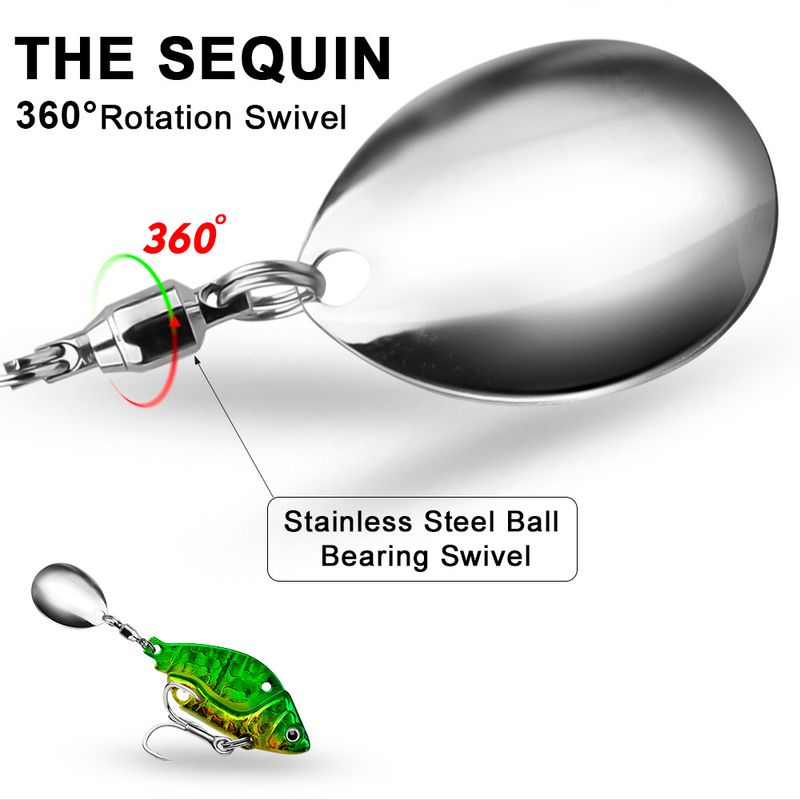 Long Casting Metal Spinnerbait VIB Lead Copper Bionic Fishing Lure For Bass, Perch, Snakehead_voghion.com