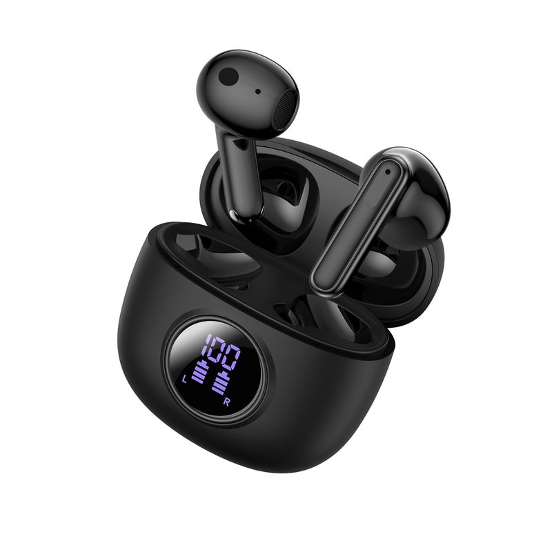 New Y20 Dual Mark ENC Noise Cancelling Bluetooth Earbuds Private Model Semi-In-Ear With LED Battery Display TWS Durability Upgrade_voghion.com