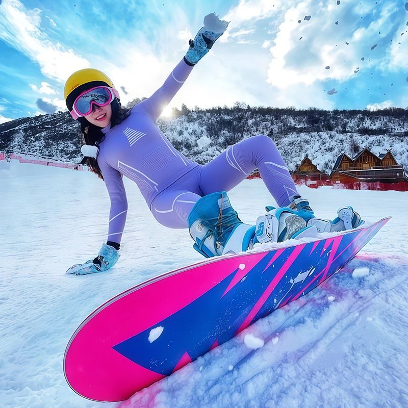 QFV50704555550<== Outdoor Ski Quick-Dry Thermal Underwear Set Men Women, Mountaineering Sweat-Wicking Base Layer, Professional Sports_voghion.com