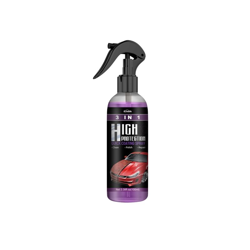Rayhong 3 In 1 High Protection Quick Car Coating Spray, Diy Paint Change Color Cleaning Coating Spray_voghion.com