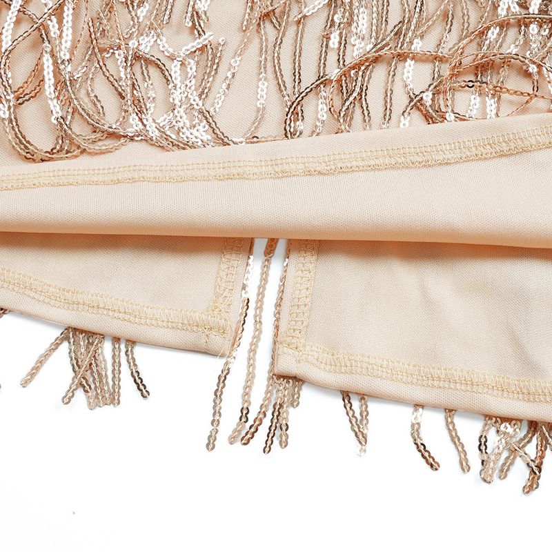 Plus Size Glitter Fringe Party Dress For Women - Elegant V-Neck Sequin Evening Gown With Layered Tulle Skirt (Wine Red, Royal Blue, Rose Purple)_voghion.com