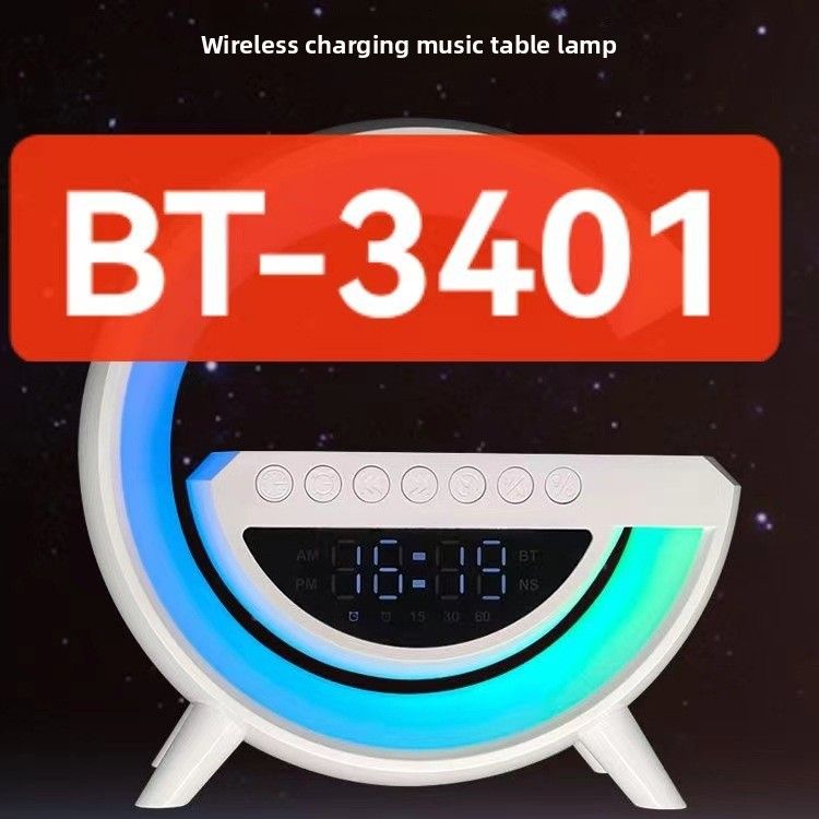 new Arrival Hot-selling Big G2301 Bluetooth Speaker BT-3401 Atmosphere Light Voice Clock Wireless Mobile Sound_voghion.com
