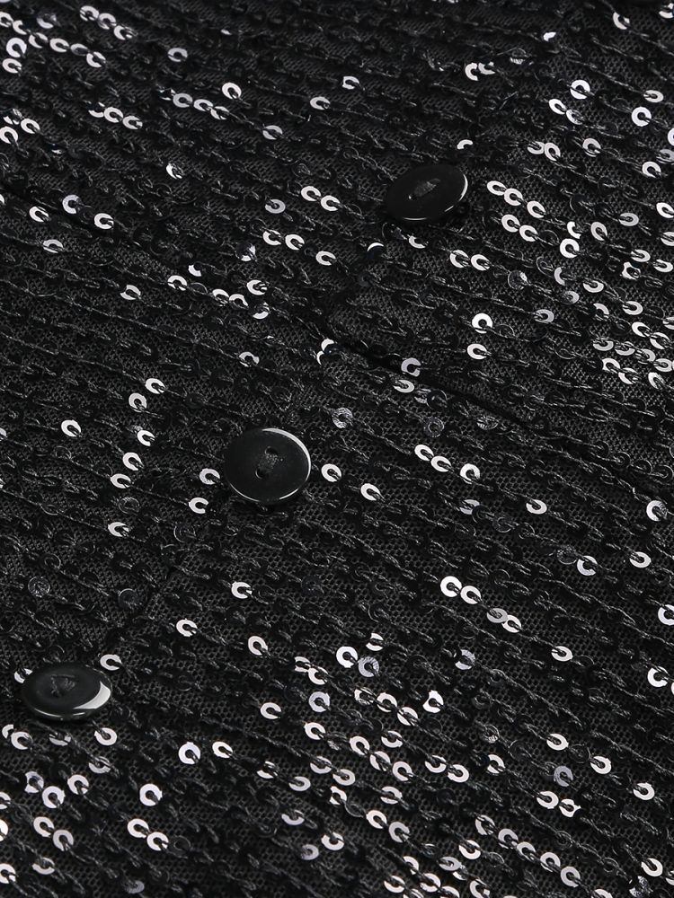 Cross border high end European and American women's sequined sexy hip wrapped tube top dress with detachable large bow decoration dress skirt_voghion.com