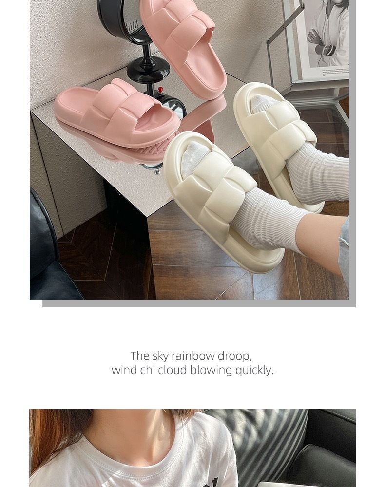 Pantofole leggere e di lusso alla moda, con sensazione di escrementi, per donna, estive, con suola morbida, per interni, casa, bagno, bagno, antiscivolo, deodorante_voghion.com