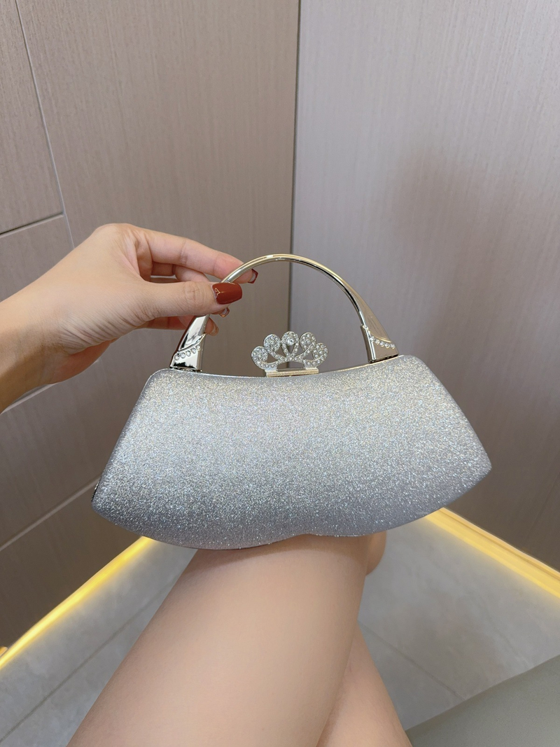 New Super Sparkling Handbag Wedding Bridesmaid Movie Team Celebrity Banquet Evening Bag_voghion.com