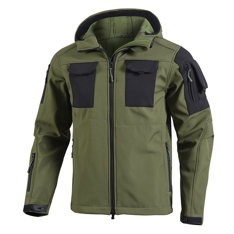 Men's Clothing Hit Beetle Soft Shell Jacket Waterproof Jacket Warm Windproof Jacket_voghion.com