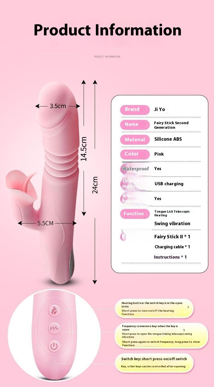 Vibrator cu încărcare și încălzire pentru produse sexuale pentru femei, dispozitiv de masturbare, stick de masaj privat, automat_voghion.com