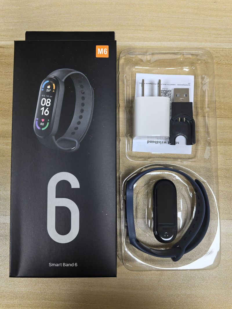 Controllo accessi intelligente M6, misuratore di attività fisica, frequenza cardiaca, pressione, ossigeno nel sangue, promemoria informazioni chiamate in arrivo, NFC_voghion.com