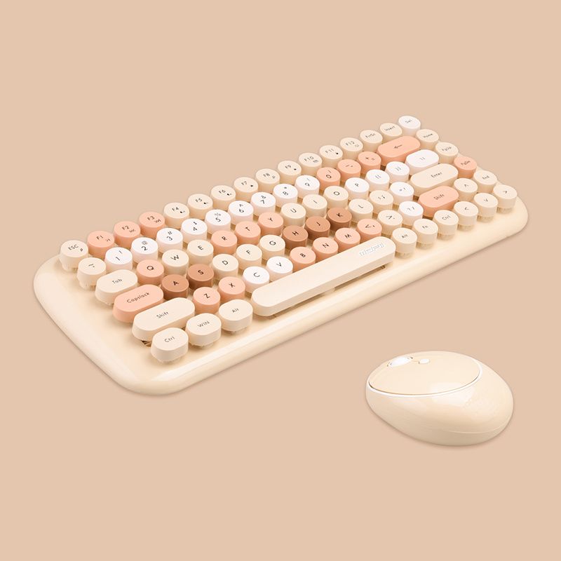 MOFII Candy Trådlöst 2.4G Tangentbord och Mus Set i Blandade Färger För Stationär Och Bärbar Dator_voghion.com
