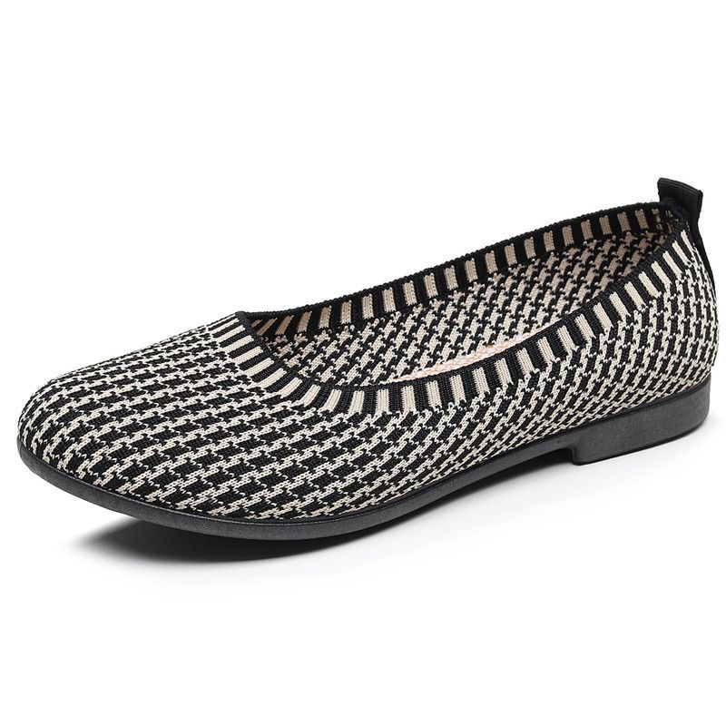 Single 2025 Summer New Slip-On Casual Lazy Flat Women's Mom Shoes_voghion.com