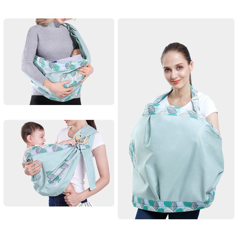 Babytragetuch für Neugeborene, doppelt verwendbar, Stilltuch, Netzstoff, Stilltragen bis zu 59 kg (0–36 M)_voghion.com