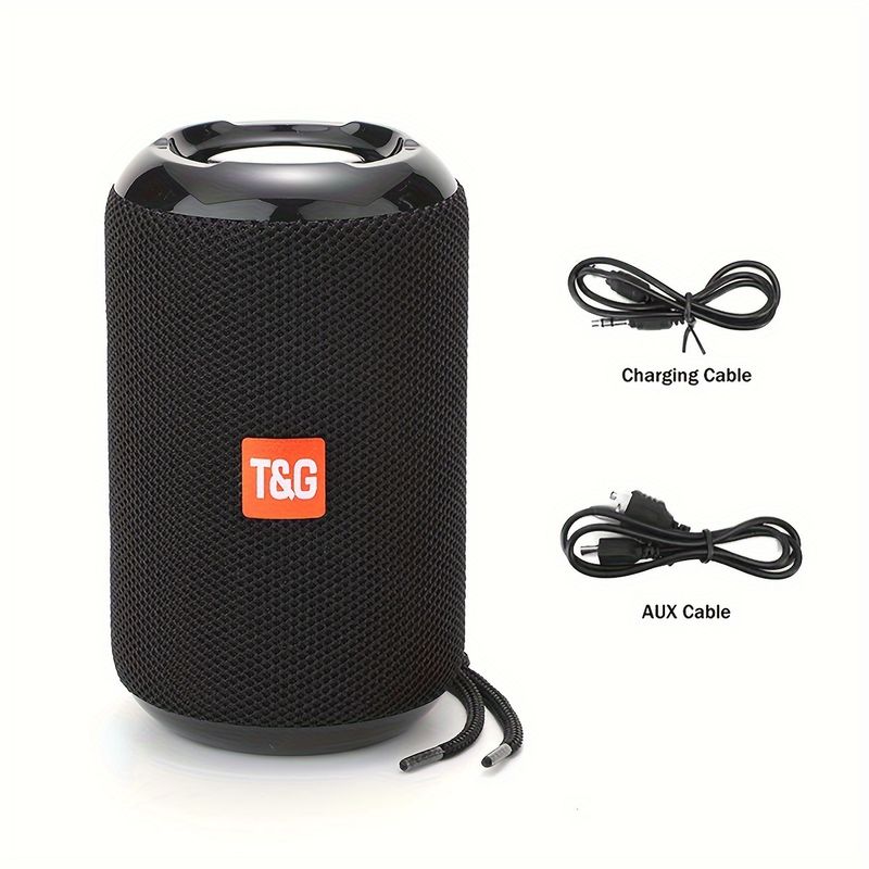 T&G264 Wireless Speaker, Portable Speaker With Loud Stereo Sound, TF Card\ Flash Drive Card Data Read, Perfect For IPhone And More_voghion.com