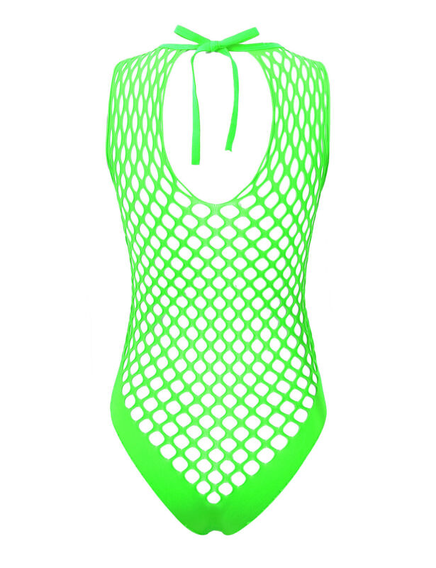 Sexy women's tights fishing net hollow body socks underwear doll pajamas_voghion.com