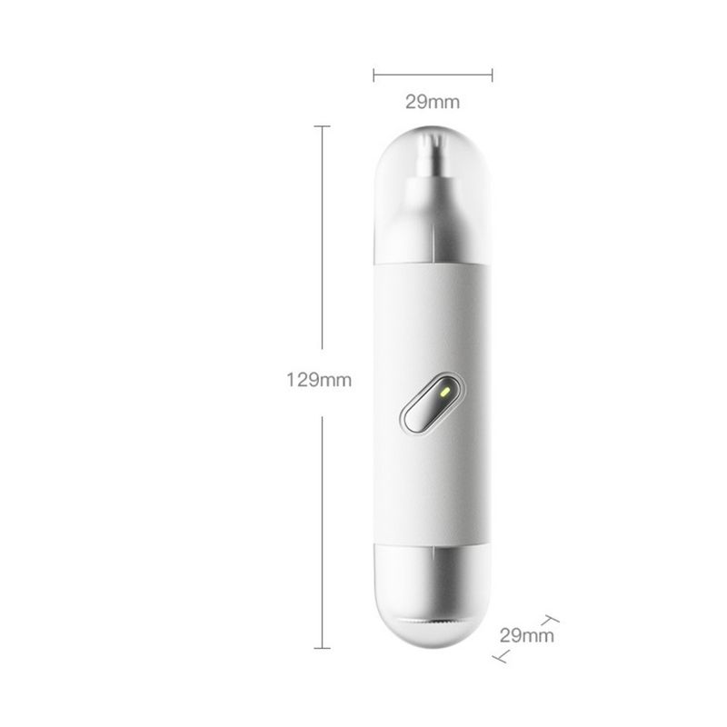 K007 Two-in-One Electric Nose Hair Trimmer Portable Mini Multi-Functional Double-Headed Shaver_voghion.com