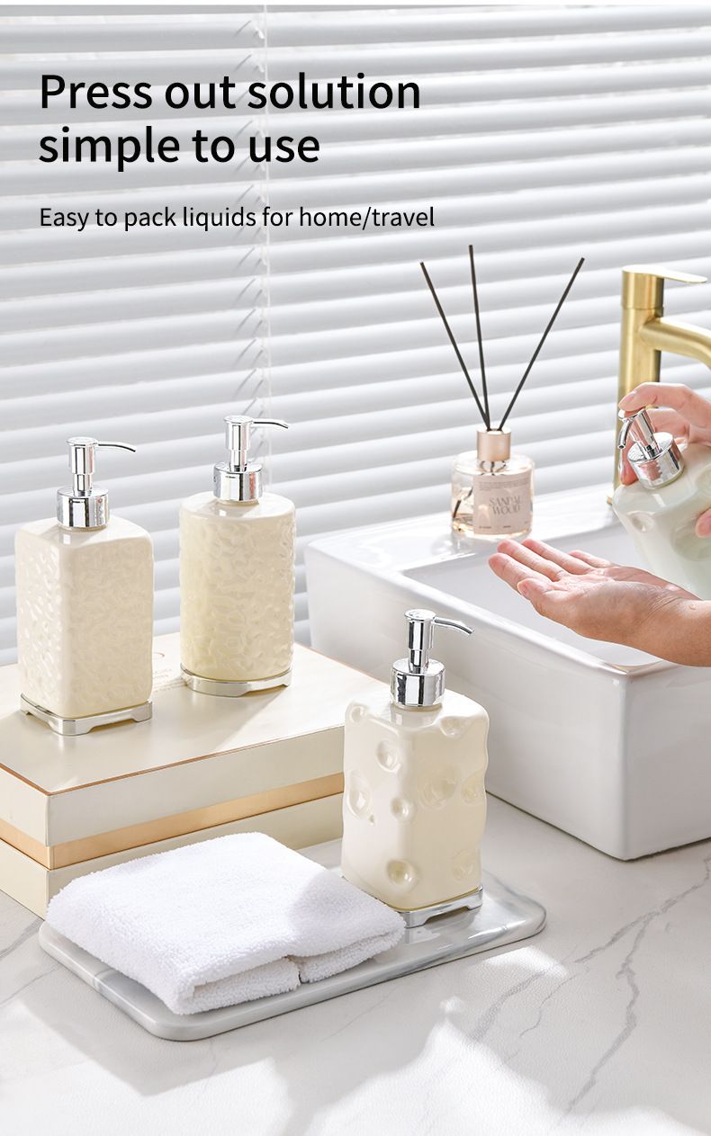 Vannitoatooted Lotion Bottle Hulgimüük Lihtne Creative Plastic Cheese Hotel Vannitoa kätepuhastusvahend dušigeeli šampoonipudel_voghion.com