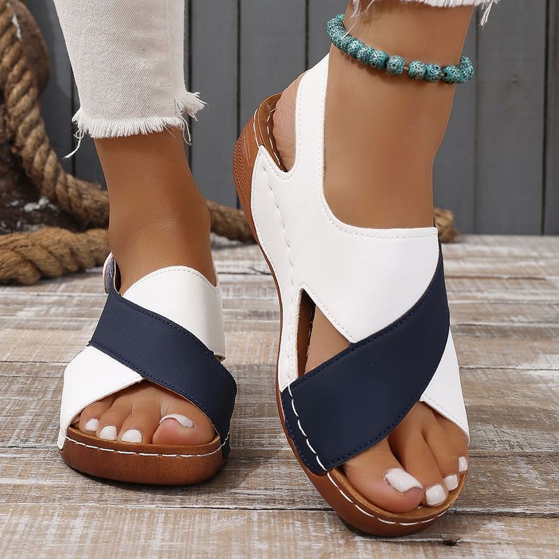 Sandals Women's New Muffin Thick Bottom Casual Open-toe Beach Sandals_voghion.com