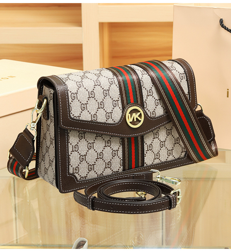 Borsa 2023 nuova borsa tendenza moda piccola folla stampa retrò piccola borsa quadrata borsa a tracolla Messenger di alto livello_voghion.com
