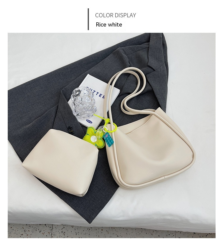 Borsa a secchiello versatile casual da donna con tracolla alla moda High Sense, nuova e venduta del 2023_voghion.com