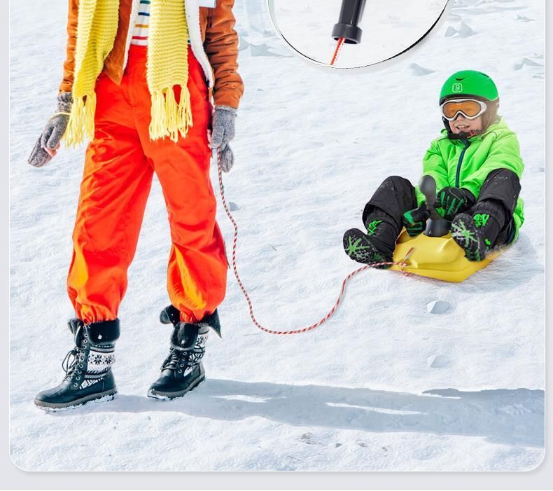 Sci per bambini, tavola da snowboard spessa per adulti, slitta resistente all'usura, gioco sulla neve, pattinaggio sul ghiaccio, snowboard_voghion.com