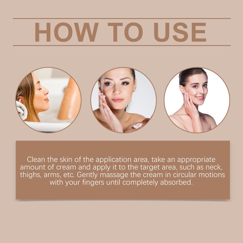 Crème hydratante au beurre corporel au goût de noix de coco, crème hydratante douce et lisse pour la peau du corps_voghion.com