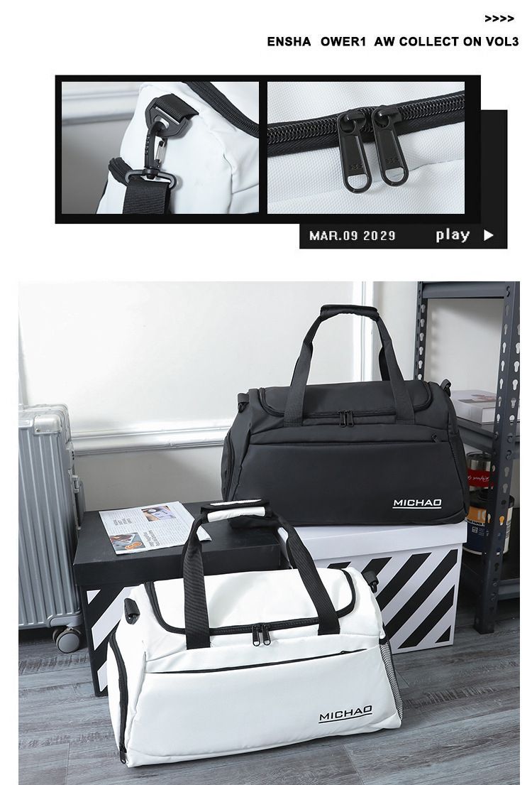 Sport bärbar reseväska för män torr våtseparation fitness simyoga crossbody-bagageväska för kvinnor, oberoende sko_voghion.com