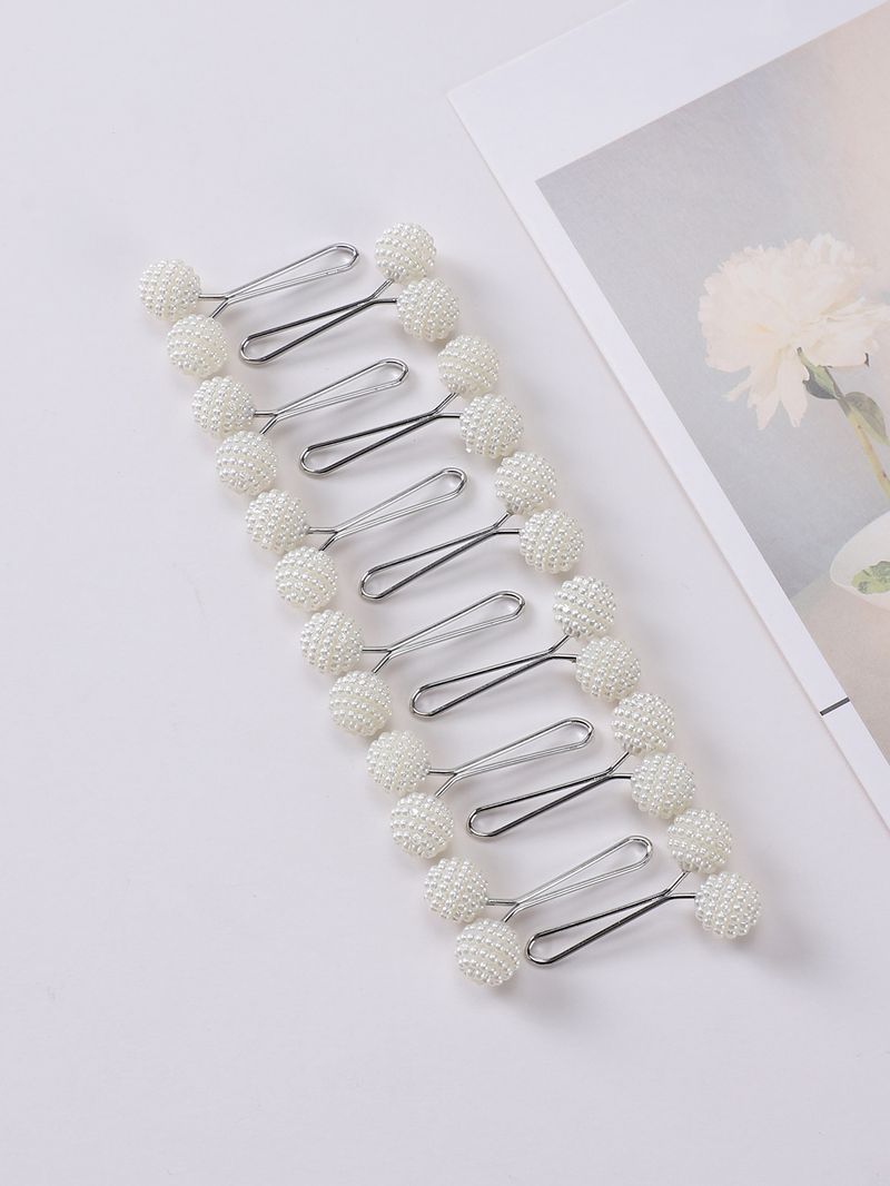 Fermagli per sciarpe a forma di U per donna - Fermagli per sciarpe con perline in argilla morbida e design geometrico, fermagli universali per avvolgere il collo (ZK114)_voghion.com