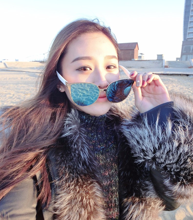 Mirror Oversized Cat Eye Sunglasses Famous 2023 New Brand Designer New Women Fashion Sun glasses Lady Big Size Hip Hop_voghion.com