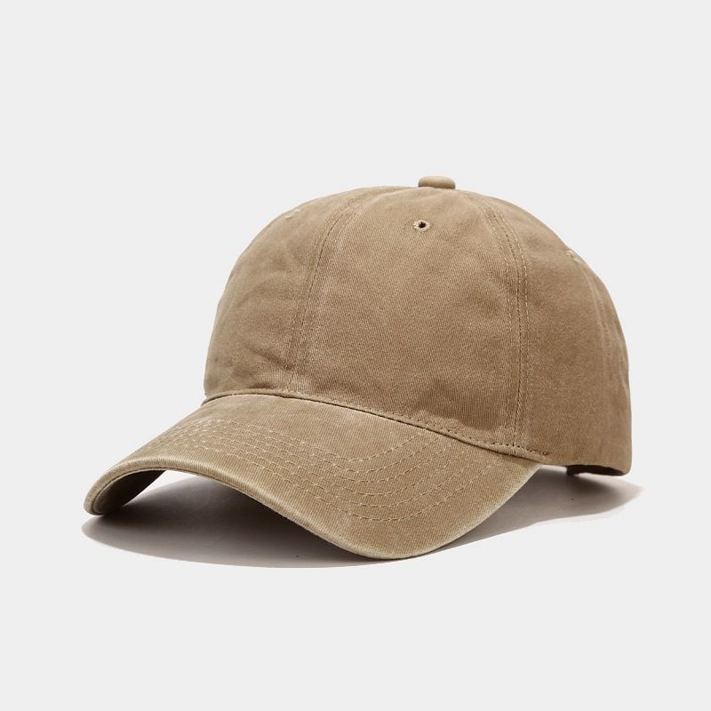 INS Washed Baseball Unisex Outdoor Vielseitige Duckbill Cap Trendy Einfache Hut Anpassbare_voghion.com