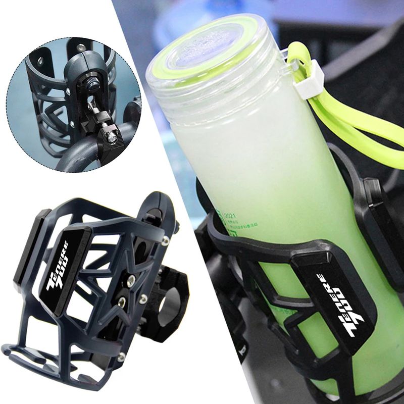 PER TENERE700 2021-2024+ Accessori per staffe per motociclette Portaborraccia Portabicchieri Tenere 700 Tenere700_voghion.com
