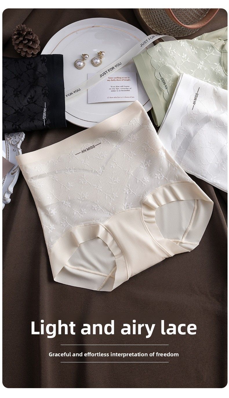 Reggiseno a vita alta sexy in pizzo patchwork senza cuciture, controllo della pancia, seta di gelso, cavallo esteso, delicato sulla pelle, traspirante, da donna_voghion.com