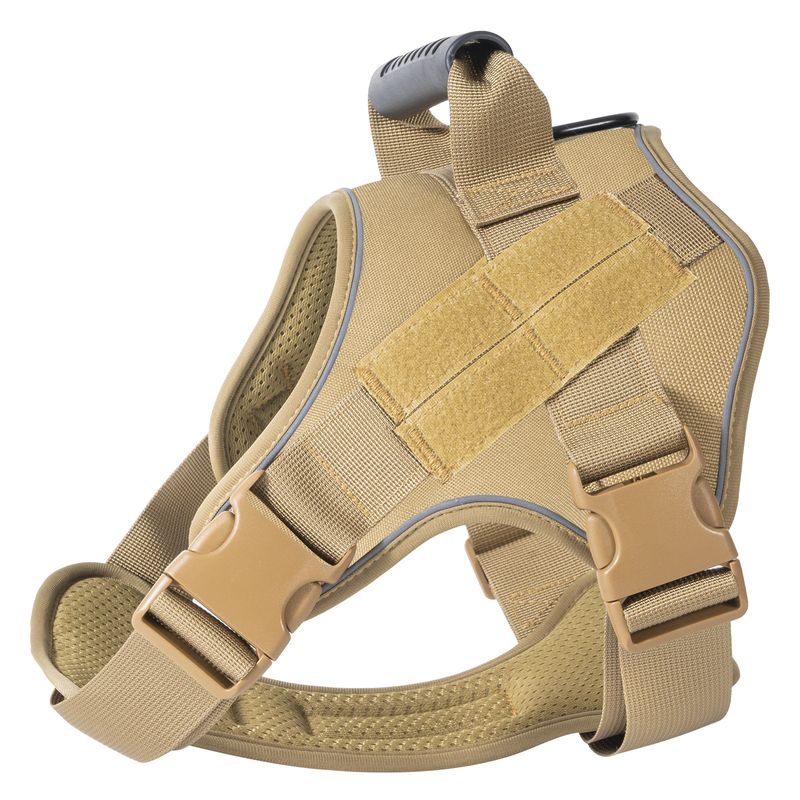 2024 Explosion-Proof Pet Harness Medium And Large Dogs, Breathable Tactical Dog Leash For Aggressive Dogs_voghion.com