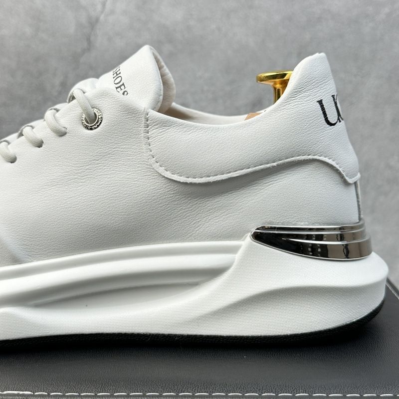 Scarpe da uomo di qualità imbattibile, autunno 2023, nuovo stile, versatili per uomini e ragazzi, basse, bianche, con suola spessa, casual e rialzanti._voghion.com