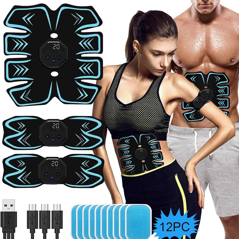 EMS Macchina per bruciare i grassi Trainer Cintura intelligente Adesivo muscolare Dispositivo addominale di bellezza_voghion.com