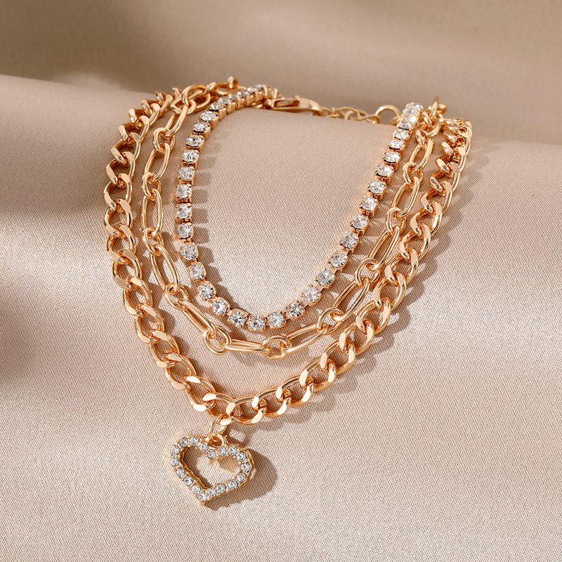 Bohemian Ethnic Fashion Jewelry Temperament Multi-layer Metal Foot Decoration Retro Creative Snake Chain Beach 4-piece Set Anklet Body Chain Women_voghion.com