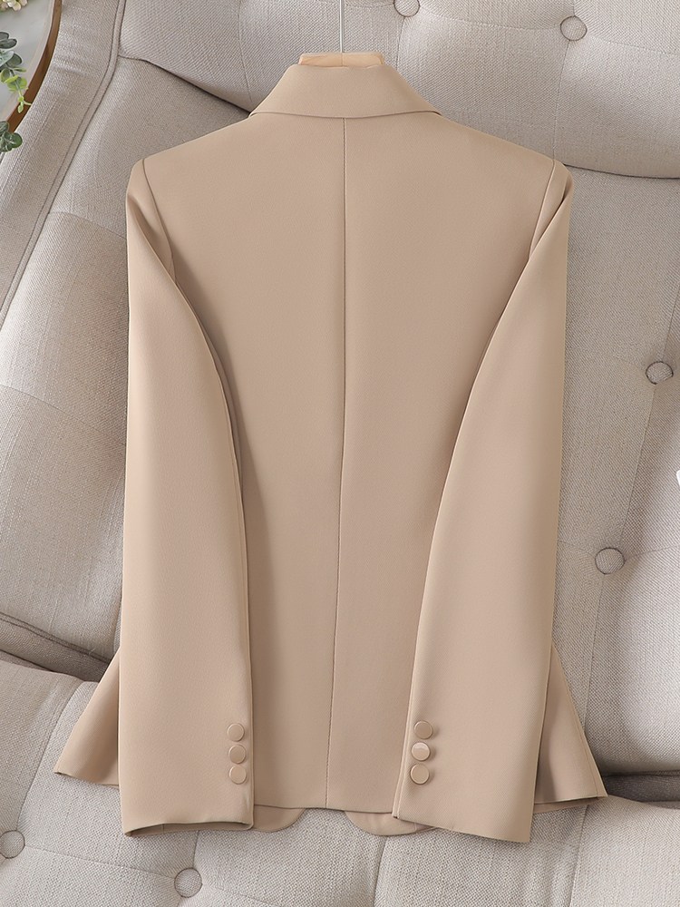 Yitimuceng långärmade blazers för kvinnor 2023 Nytt mode hösten solid slimmad formell jacka för chic vintage enkelknapp_voghion.com