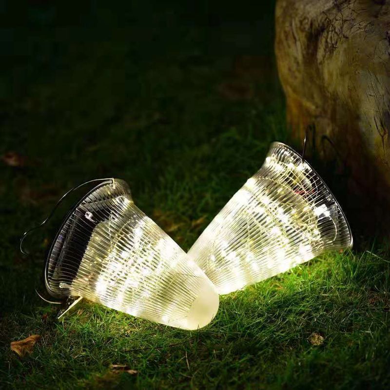 Lanterna Solar Diamond Star - Luz LED de Fada à Prova D'água IP55 para Exterior e Jardim (Branco Quente/Mudança de Cor com Certificação CE)_voghion.com