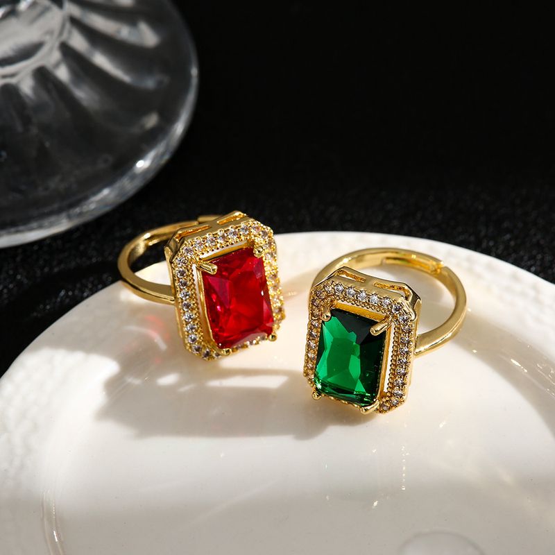 emerald zircon niche earrings pendant high end set no fading titanium steel clavicle chain jewelry_voghion.com