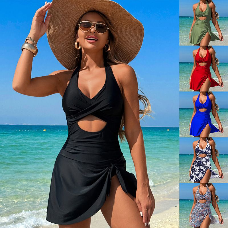 Maillot de bain une pièce à séchage rapide pour femmes, nouvelle collection de maillots de bain conservateurs et amincissants Huludao Hot Spring_voghion.com