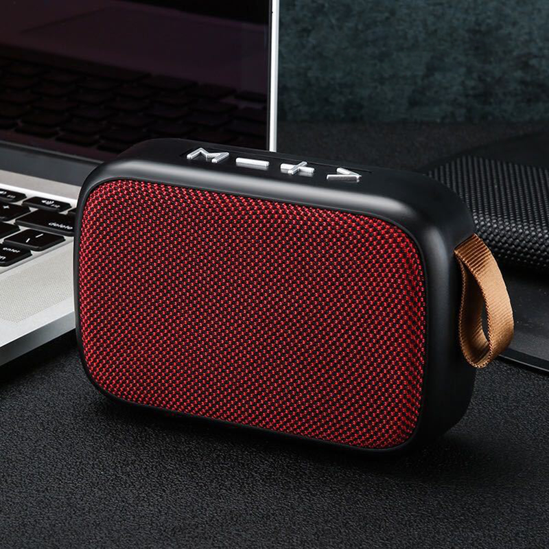Przenośny głośnik bezprzewodowy Mini G2 6D Bass kompatybilny z Bluetooth 4.2 z gniazdem karty USB TF Głośnik niskotonowy dla_voghion.com