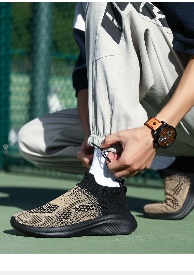 Spring Couple Style Woven Socks, Shoes, Sports Shoes, Casual Shoes, Cross-border Plus Size_voghion.com