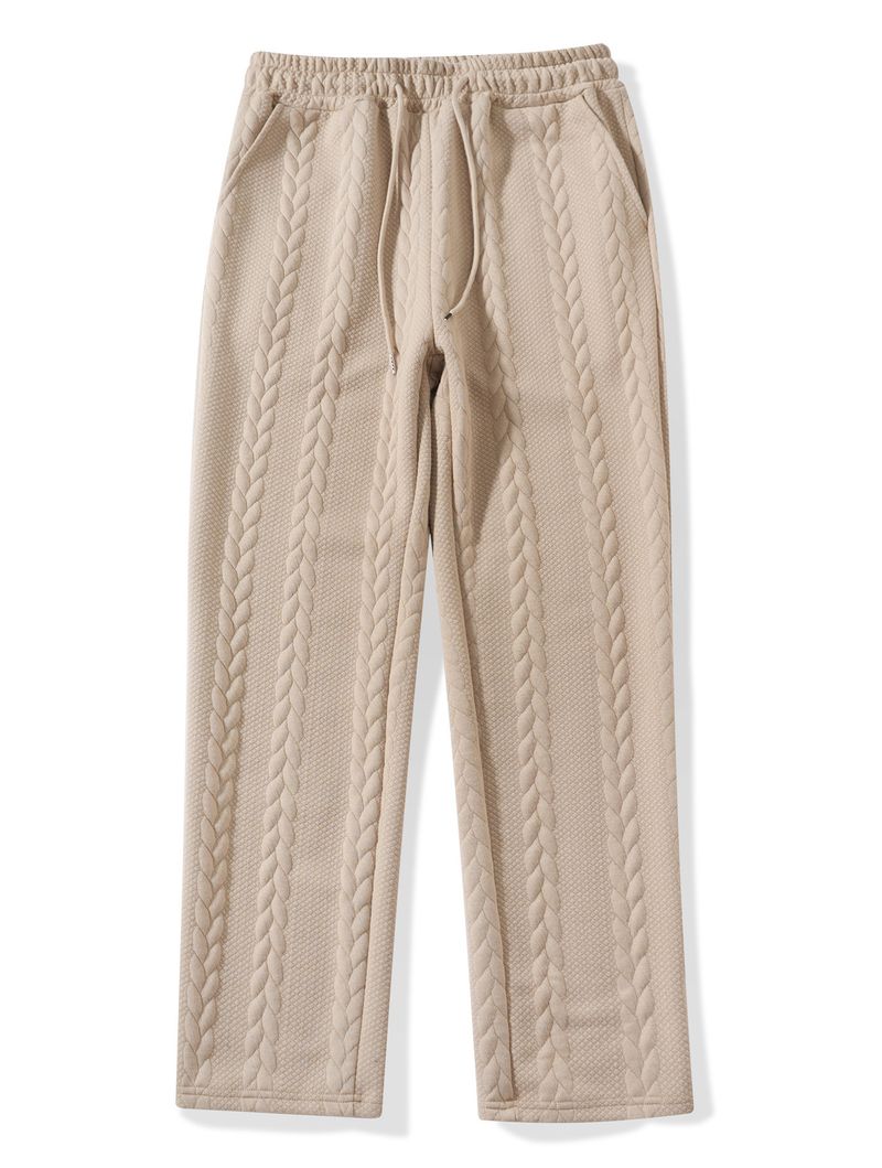 Herren-Hoodie-Sweatshirt mit Stickerei und passender Hose – Lässiges Fleece-Jogging-Outfit für Streetwear und Freizeit_voghion.com