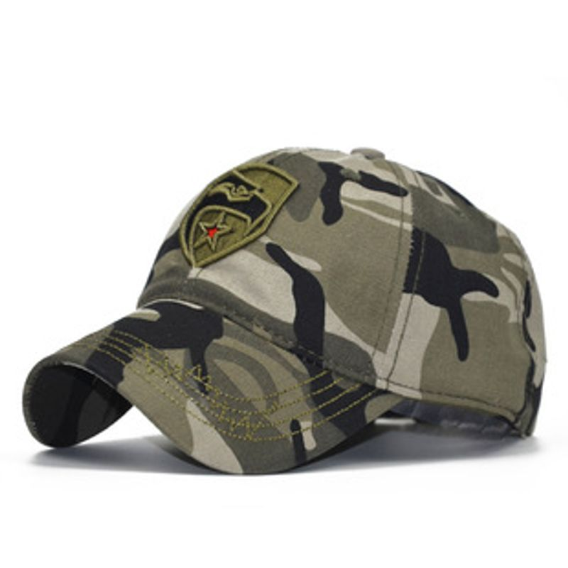 Cappellini da baseball unisex a righe mimetiche US MARINES piatti all'aperto_voghion.com