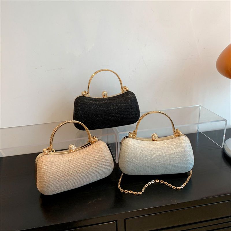 Elegante pochette da sposa in cristallo con strass, da sera, da donna, per feste e cene, a tracolla_voghion.com