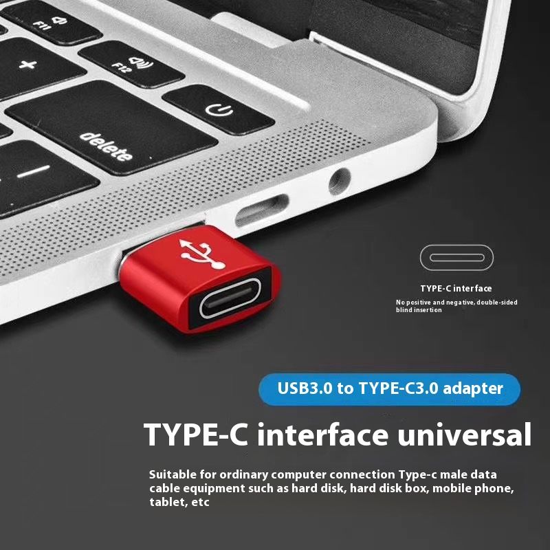 Metalladapter für Musikfestivals, USB-Öffentlichkeits-zu-Typ-C-Adapter aus Aluminiumlegierung_voghion.com