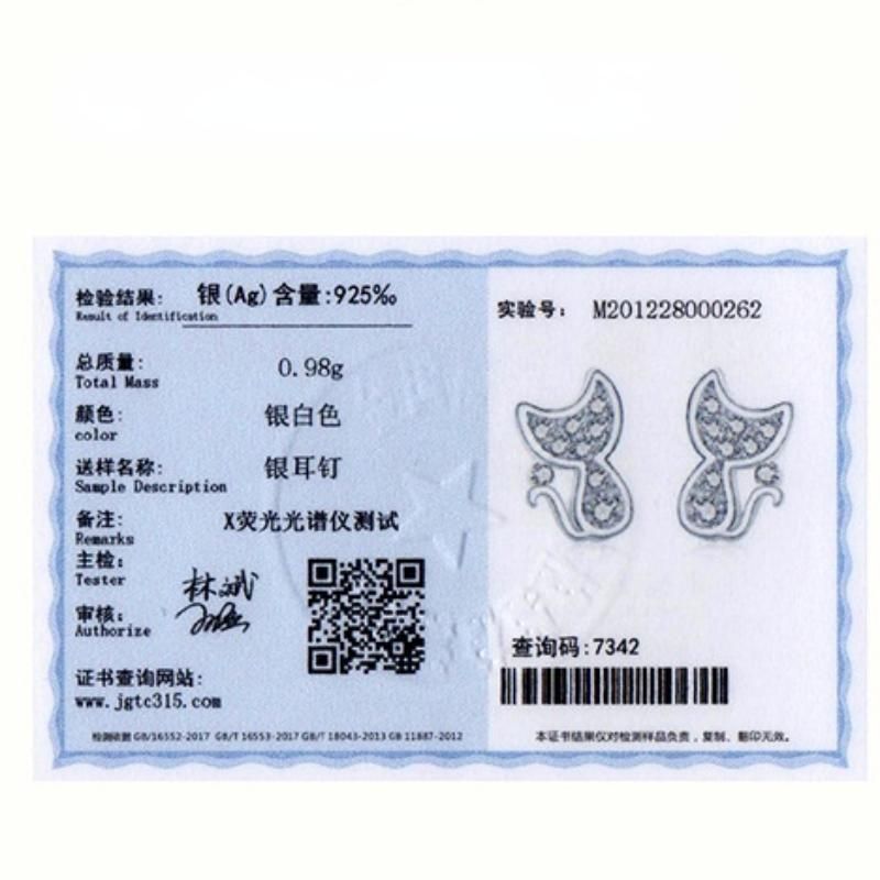 Tancise Silver Zircon Earrings Drop Earrings For Women Wedding Party Gifts_voghion.com