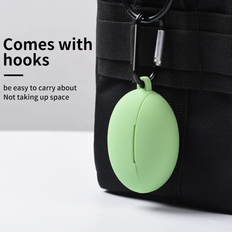 Capa Huawei 5i Case Protetora Silicone Macio Manga Para Hua Wei FreeBuds 4i Free Buds5i 5 Com Gancho Fundas_voghion.com