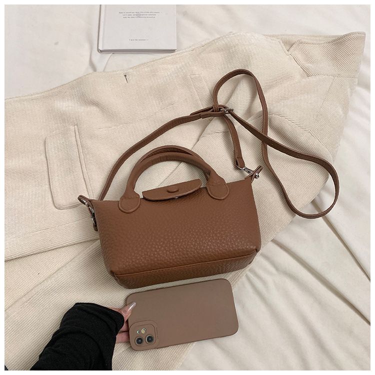 Liht luxury lychee patterned draon bas Xian dumplin bas, women's trendy versatile sinle shoulder crossbody_voghion.com