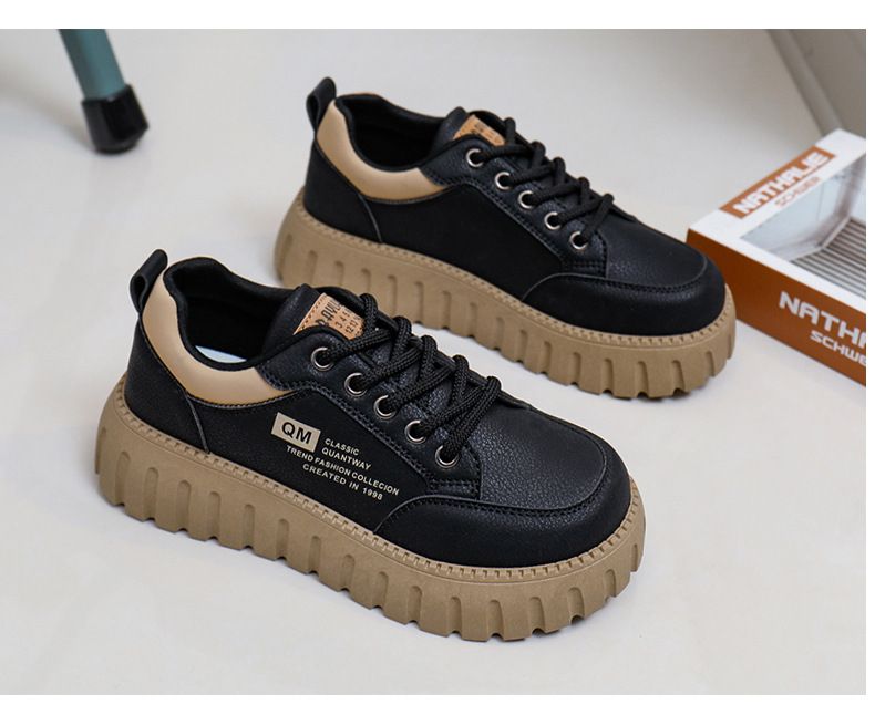 Die neueste Internet-Berühmtheit von 2024 New Student Korean Edition Instagram Trendy Vielseitige Dicke Sohle Board Frühling und Herbst Casual_voghion.com