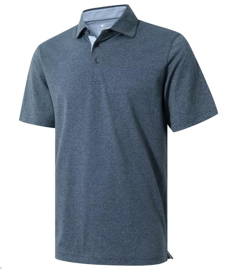Fashion Element Personalized Pattern 3D Men's Three Button Split Polo Shirt Business Short sleeved Top_voghion.com